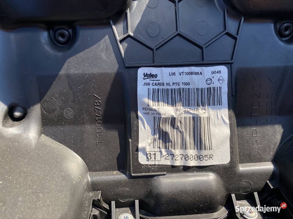 Nagrzewnica obudowa komplet Renault Scenic 3 Części samochodowe Luzino