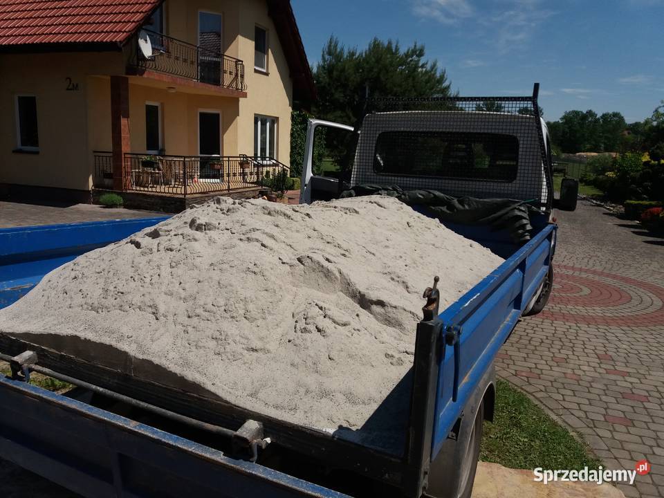 Piasek żółty szary budowalny na wylewki mała małopolskie Kraków