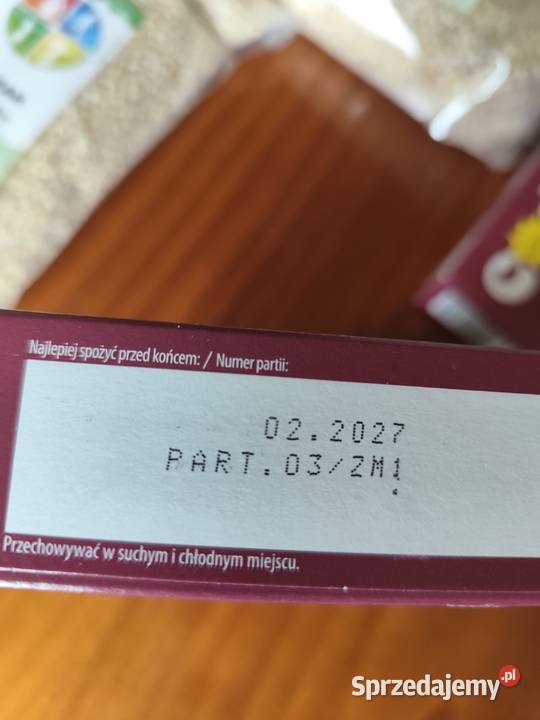 Paczka spożywcza artykuły spożywcze olej lniany Hażlach