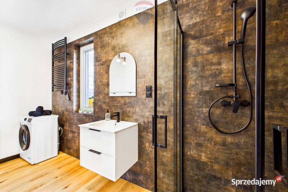 Nowy dom w zabudowie bliźniaczej lewa strona Galewice sprzedam