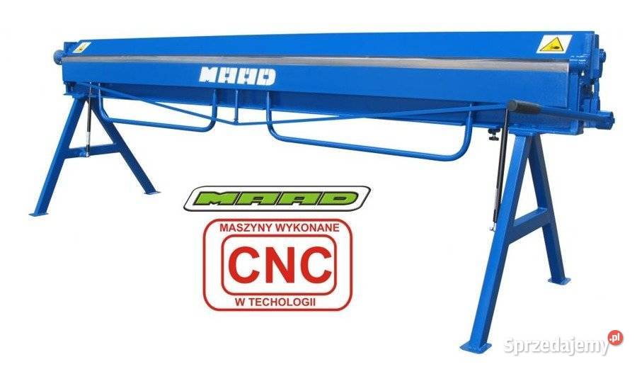 MAAD ZG250007mm ZAGINARKA GIĘTARKA KRAWĘDZIARKA Giętarki Narzędzia wielkopolskie Opalenica