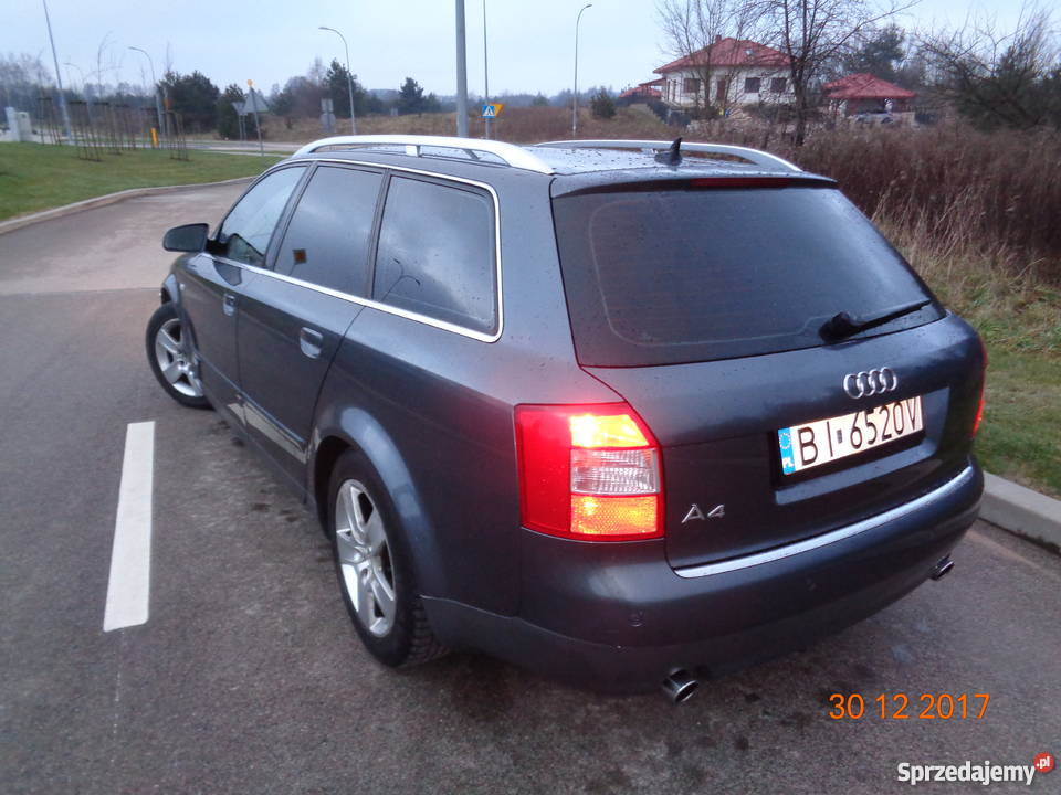 Audi A4 B6 18T 150AvantOrginałNaviSkóraFull komputer pokładowy Białystok