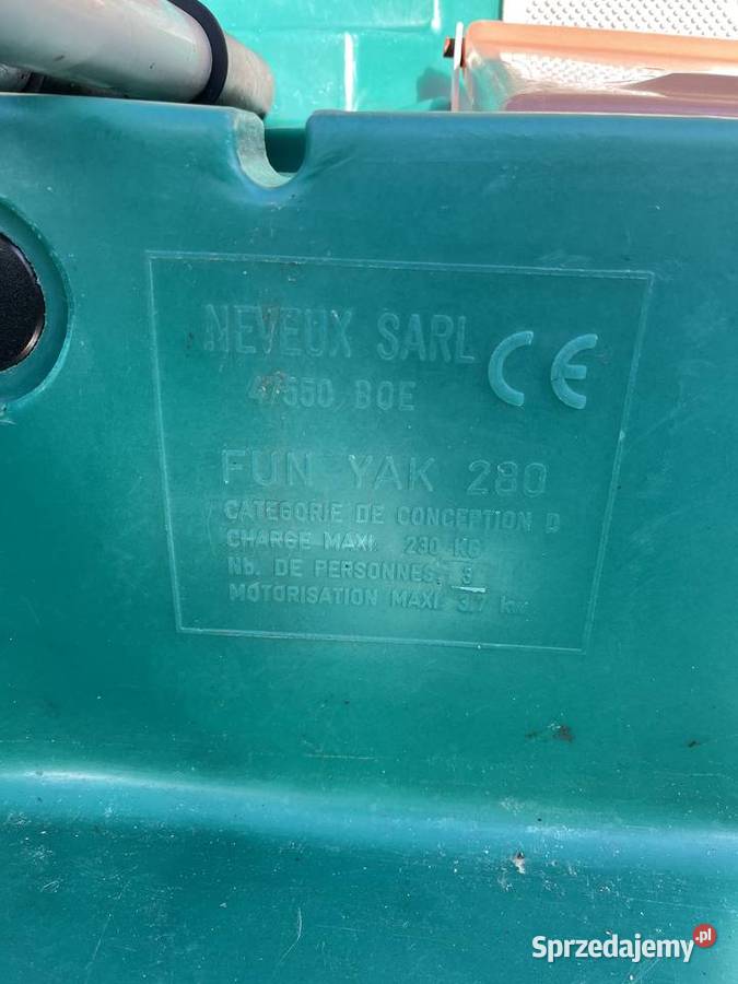 łódka wędkarska Fun Yak 280 POLIETYLEN Inne pojazdy i łodzie Świecie