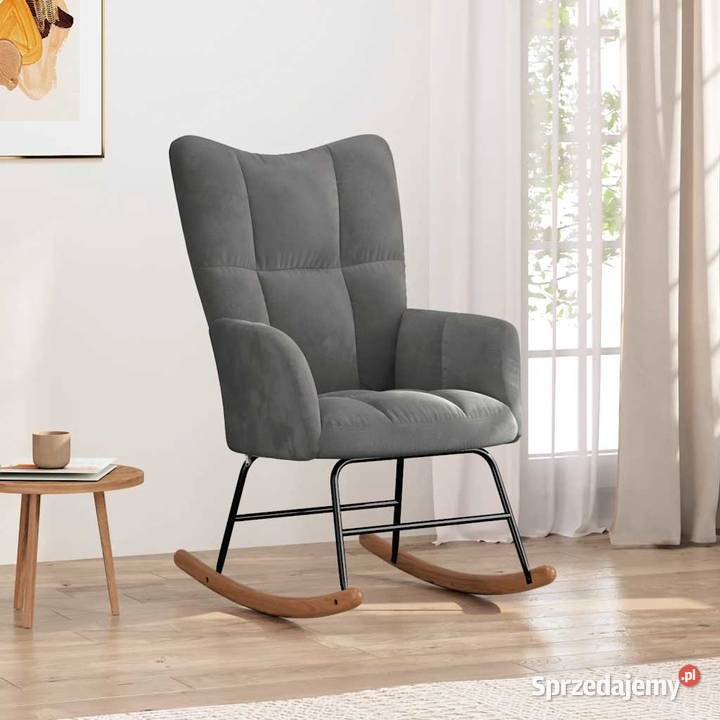 vidaXL Fotel bujany ciemnoszarySKU328140 Warszawa