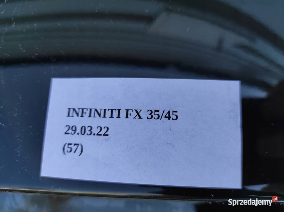 ŚWIATŁO STOP W KLAPĘ BAGAŻNIKA INFINITI FX35 Nowy Tomyśl