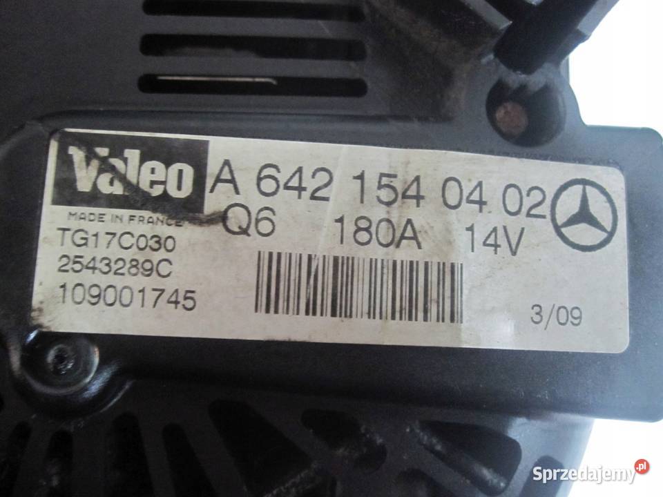 MERCEDES CLS 30 CDI 642920 642920 223 alternator Kielce