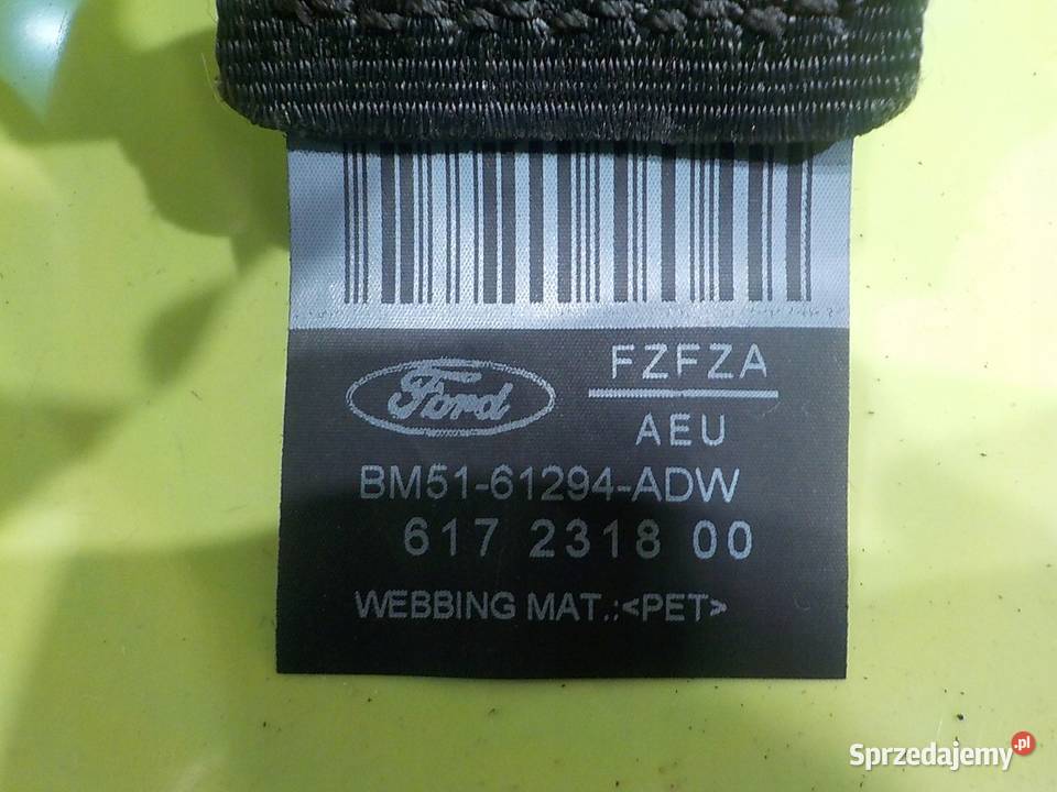 FOCUS MK3 ST 16 B 14r HB 5D pas bezpieczenstwa Suków