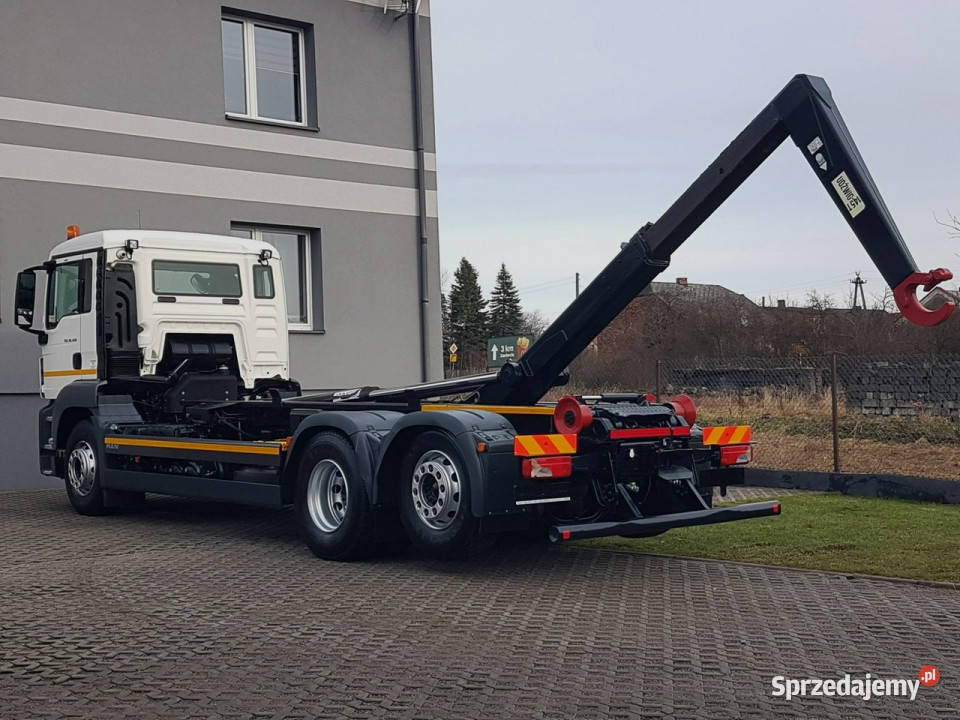 MAN TGS 26420 E6 HAKOWIEC HS20 6x2 3OSIE KLIMA bluetooth śląskie