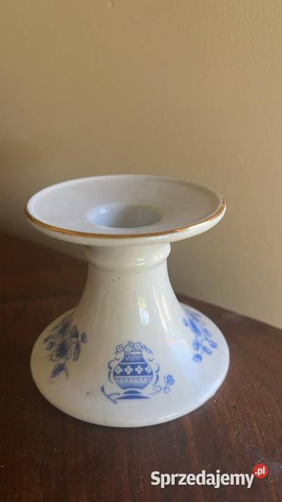 Świecznik Seltmann Weiden Germany Porcelana i szkło