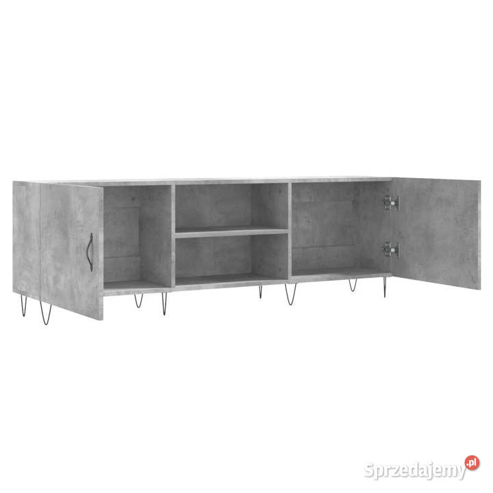 Szafka pod TV szarość betonu 150x30x50 WM829096