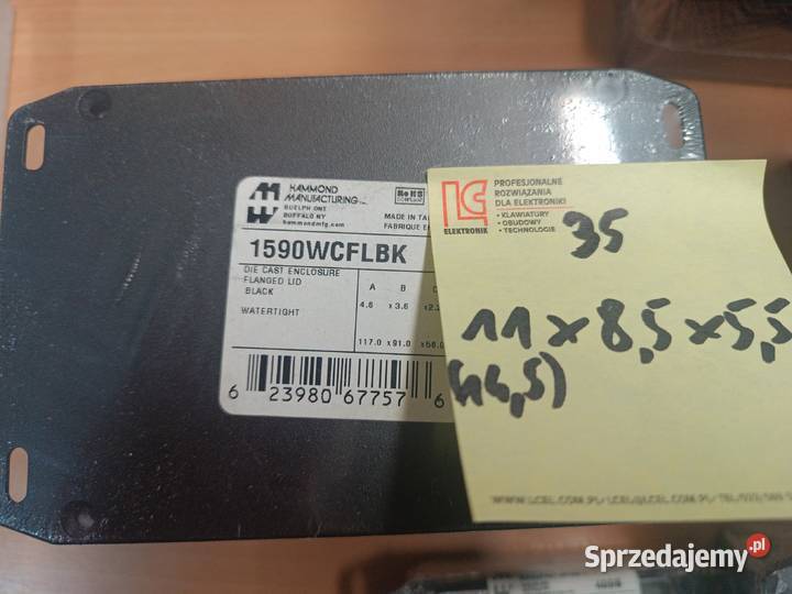 Obudowy HAMMOND czarne rózne Elektronika Warszawa