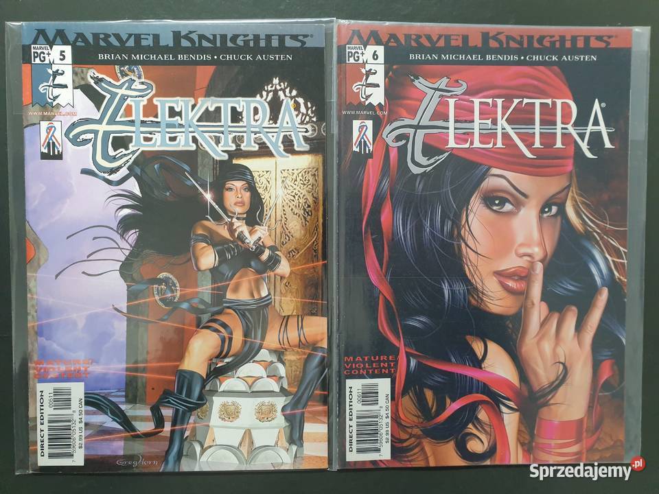 Marvel Knights Elektra zestaw 16 komiksów USA Komiksy Gdynia sprzedam