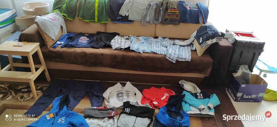 ubrania chłopięce rozmiar 110 116 paka ubrań 69 wielkopolskie Poznań