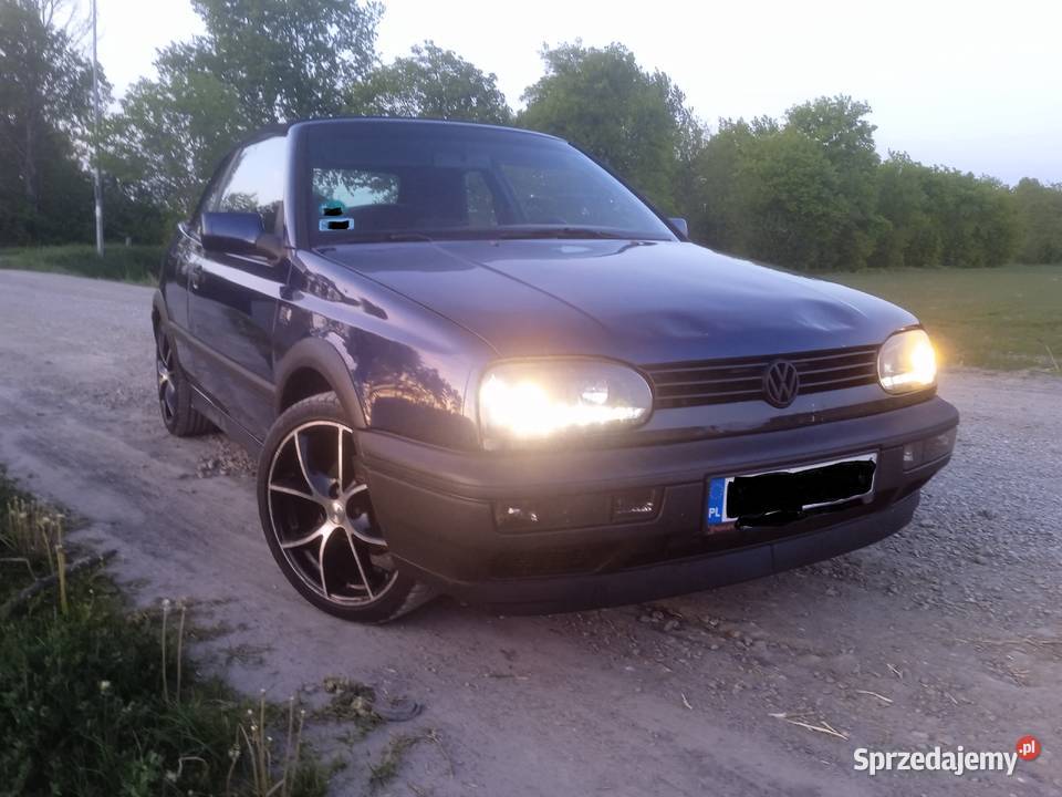 VW Golf III 18BG Cabrio Karmann Zadbany benzyna+LPG Golf sprzedam