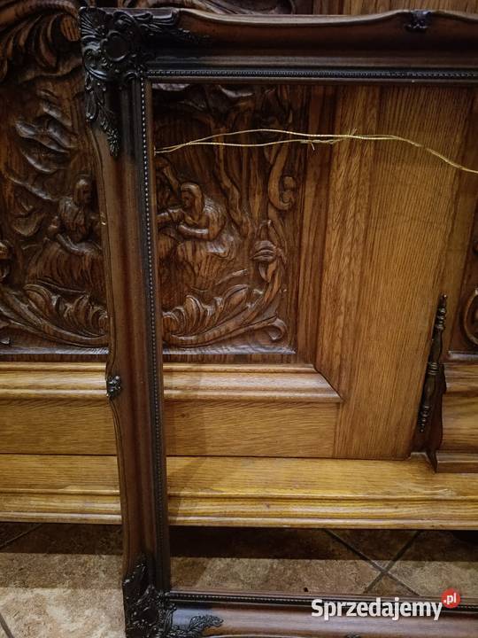 Piękna drewniana ramka do obrazu lustra grafiki Lipno sprzedam