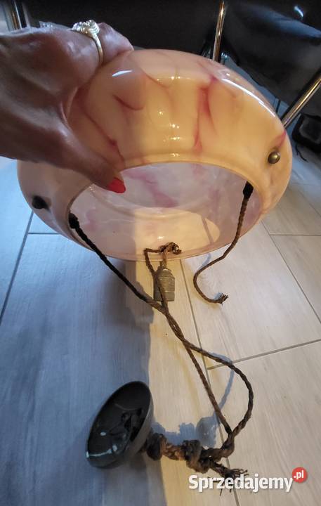 Żyrandol prawie 100 letni niemiecki Szczecin
