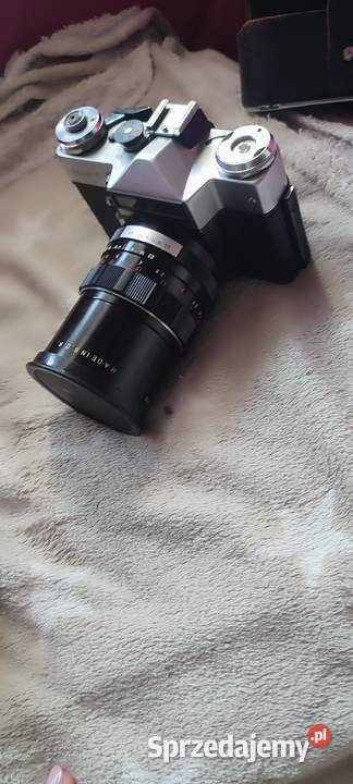 Sprzedam aparat zenit z obiektywem zestaw Aparaty Ślesin sprzedam