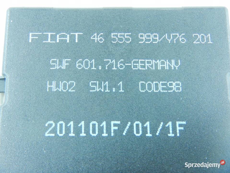 MODUŁ STEROWNIK PARKOWANIA FIAT MULTIPLA 9810