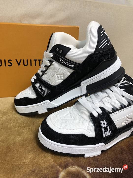 Buty louis vuitton trainer 3646 pudełko skóra inna mazowieckie Warszawa sprzedam