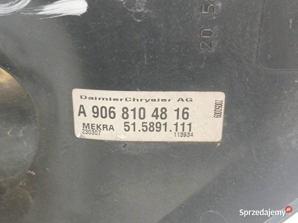 LUSTERKO LEWE 2PIN W906 EU MercedesBenz Sprinter sprzedam