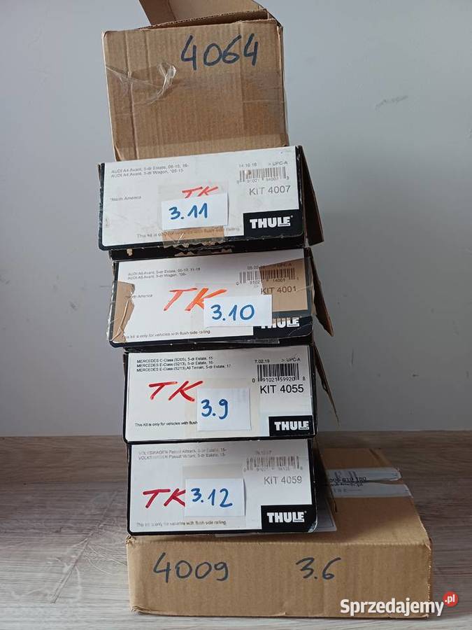 KITy dopasowujące do Thule Rapid System 753 opolskie Opole