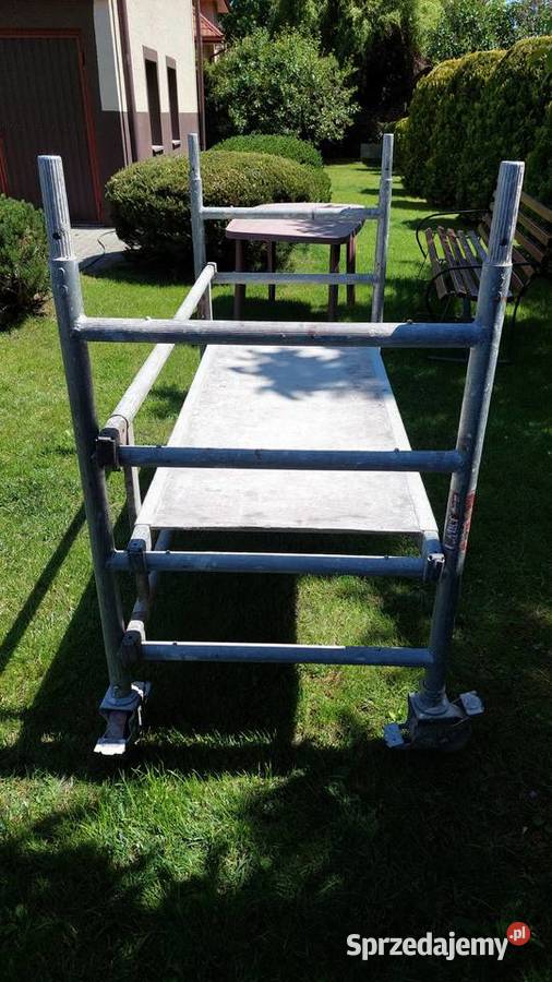 Rusztowanie aluminiowe jezdne firmy Layher Maków Mazowiecki