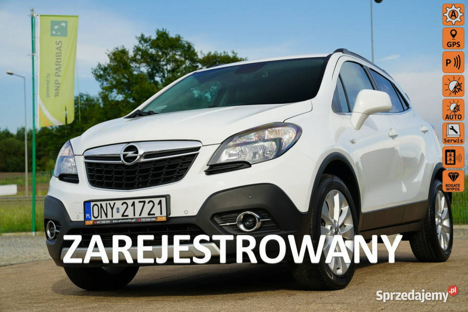 Opel Mokka COSMO alusy SKÓRA klimatronik pełna elek.PARKTRONIK zamiana x(2…