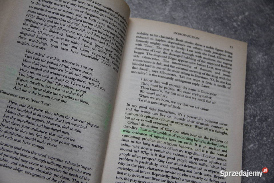 Shakespeare William KING LEAR completeunabridged Rok wydania 2004 Chorzów