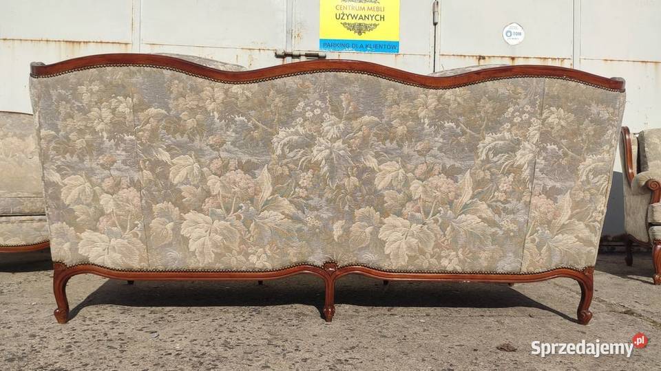 Stylowa sofa trzyosobowa ludwik orzech kanapa Sofy i kanapy zachodniopomorskie Gryfice
