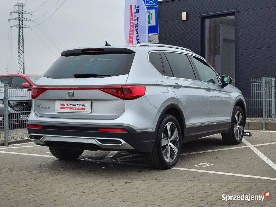 SEAT Tarraco 2022r 4x4 Adapt zawieszenie Full 200KM wielkopolskie Poznań sprzedam