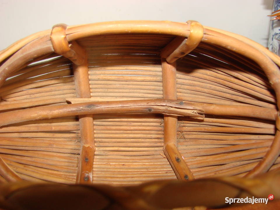 wiklinowy koszyk Rękodzieło