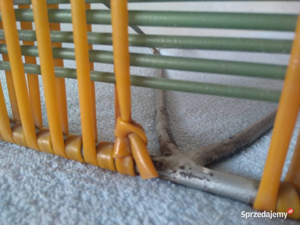 Stołek Taboret projektu W Wołkowski metal mazowieckie Warszawa