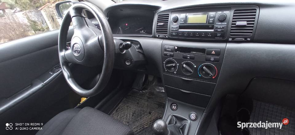 Toyota Corolla E12 sedan czarny 14 gaz lpg Łódź