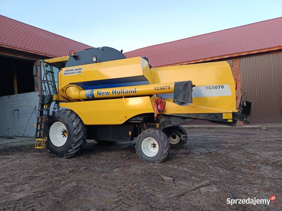 Kombajn zbożowy holland tc 5070 nieuszkodzony Zbożowe