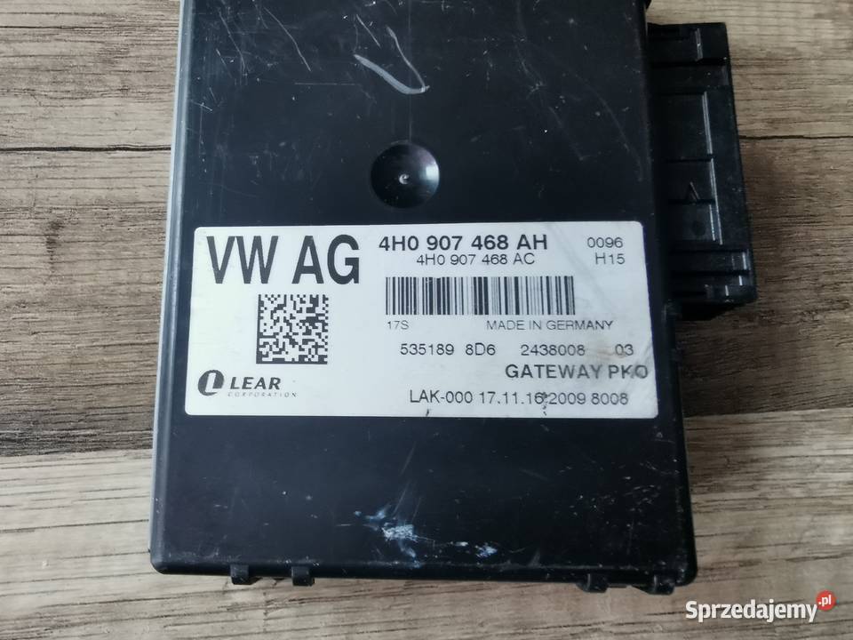 AUDI A8 D4 MODUŁ STEROWNIK GETEWEY 4H0907468AH