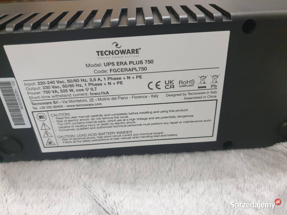 Stabilizator napięcia Technoware UPS ERA PLUS dolnośląskie Legnica