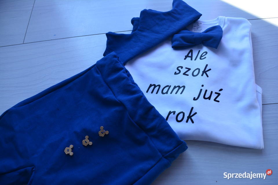 Komplet na roczek chłopiec urodziny p chłopiec Komplety i zestawy