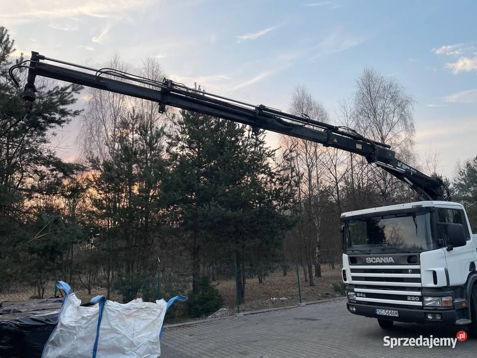 Scania HDS Specjalny Tarczki 9000kg Dźwigi samochodowe Szarlejka