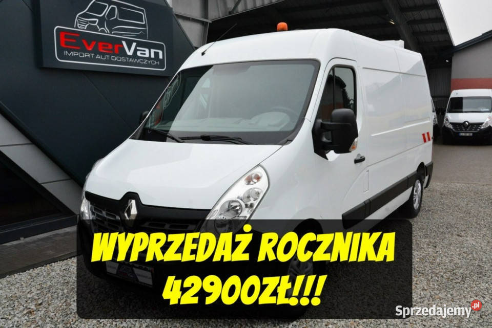 Renault Master sredniak L2H2 3 osobowy pełna nieuszkodzony Warszawa