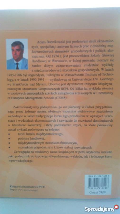 Adam Budnikowski Międzynarodowe Stosunki Warszawa