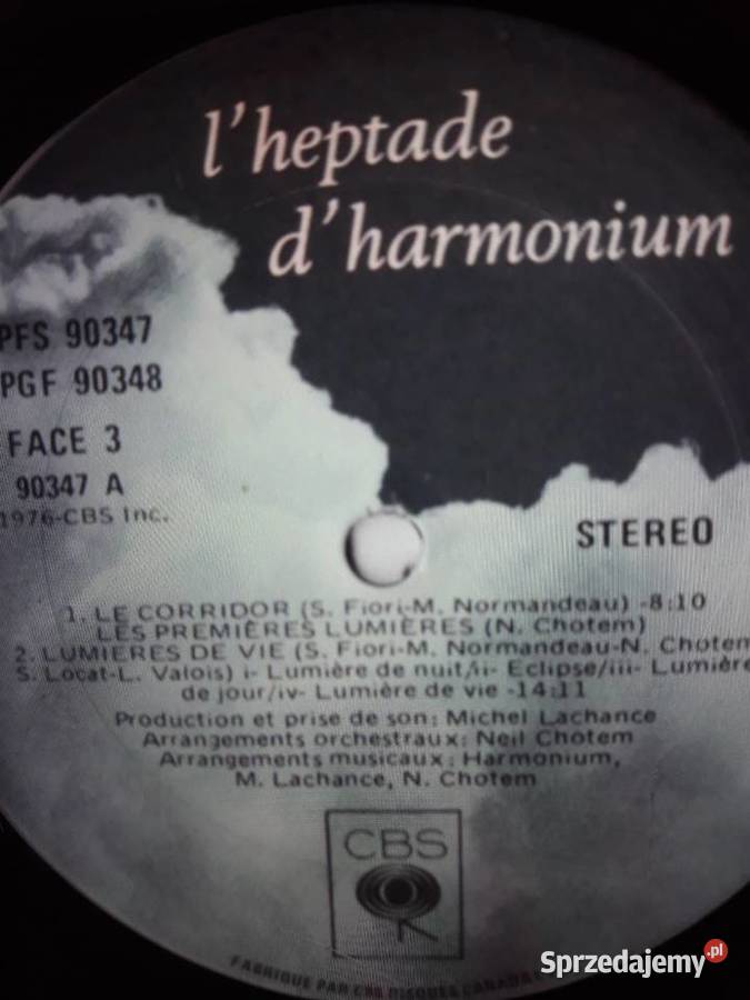 Archiwum prog rocka HARMONIUM Lheptade 1976