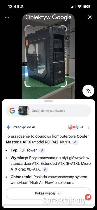 Obudowa haf x obudowa PC sprzedam