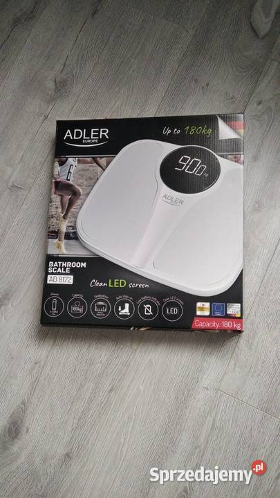 Elektroniczna waga łazienkowa Adler AD 8172w LED wielkopolskie Nowy Tomyśl
