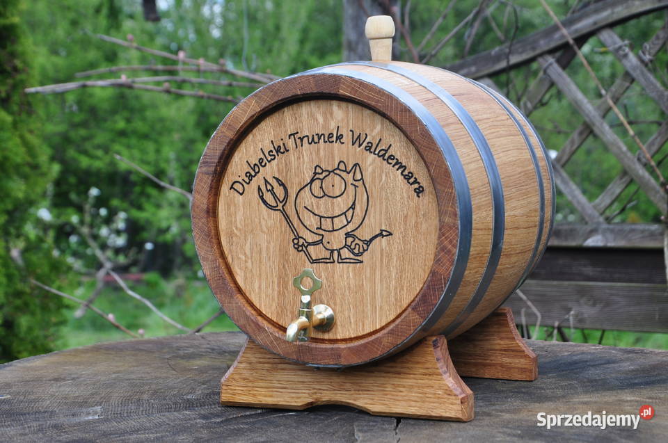 NOWA Beczka Dębowa 10L 100 szczelna Na prezent Szczecin