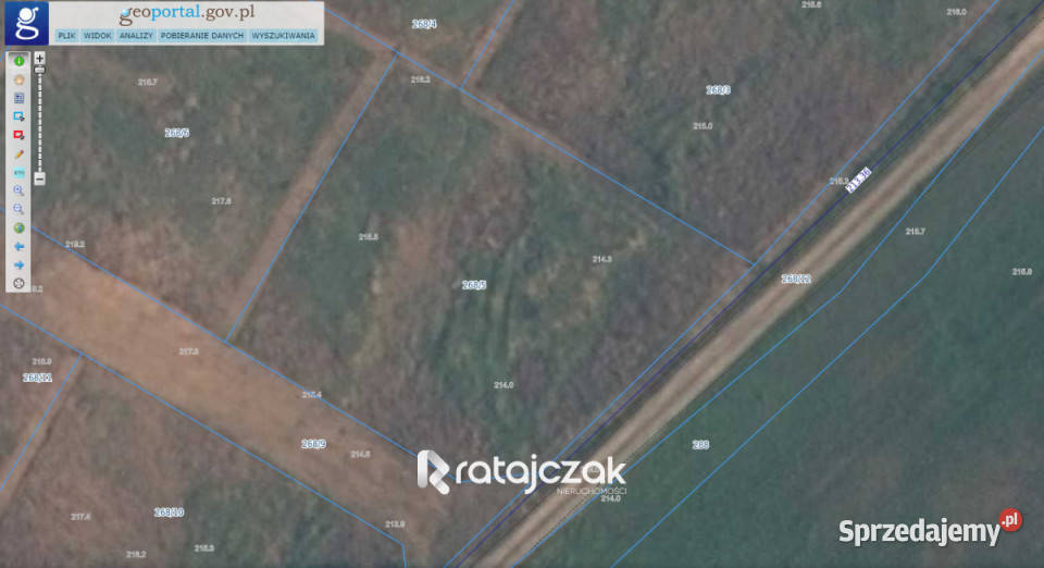 Sprzedaż gruntu Kamień Leśna 1148m2 32m pomorskie