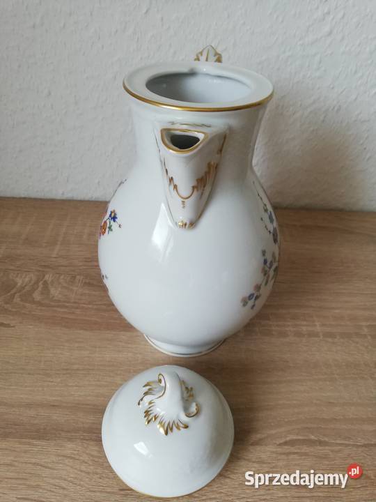 Dzbanek porcelanowy rajski ptak małopolskie Gorlice