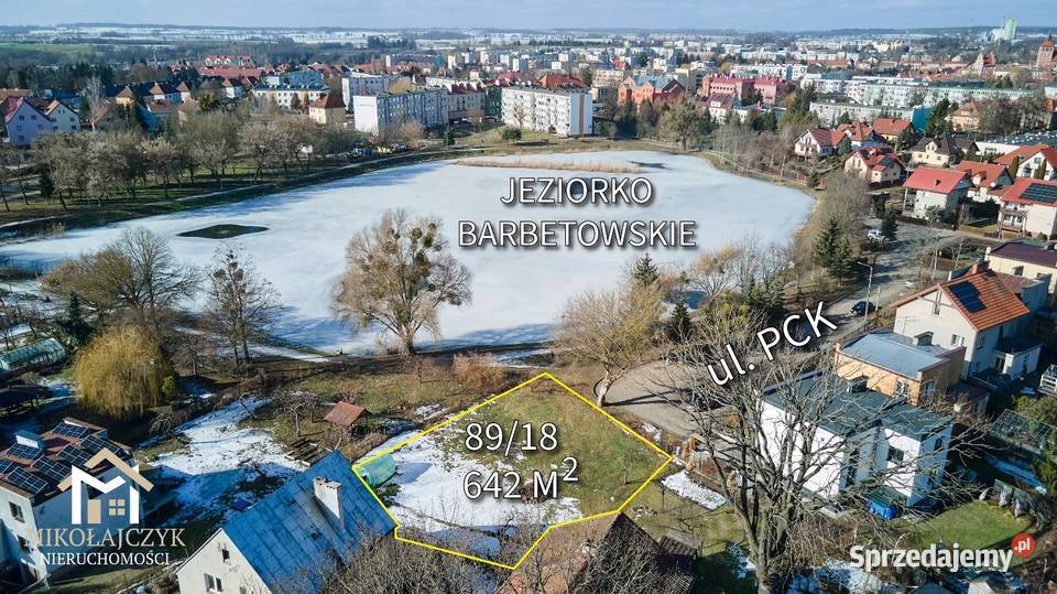 Działka budowlana z widokiem na jeziorko PCK Bartoszyce