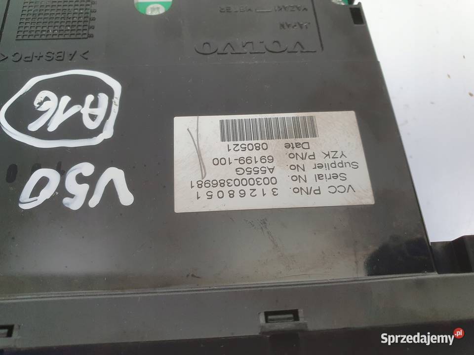 Volvo S40 II V50 C30 EKRAN RADIA Wyświetlacz Liczniki i zegary Janów