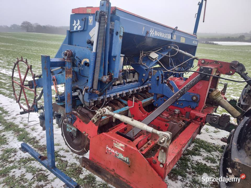 Siewnik nabudowany z broną Nordsten Barlinek