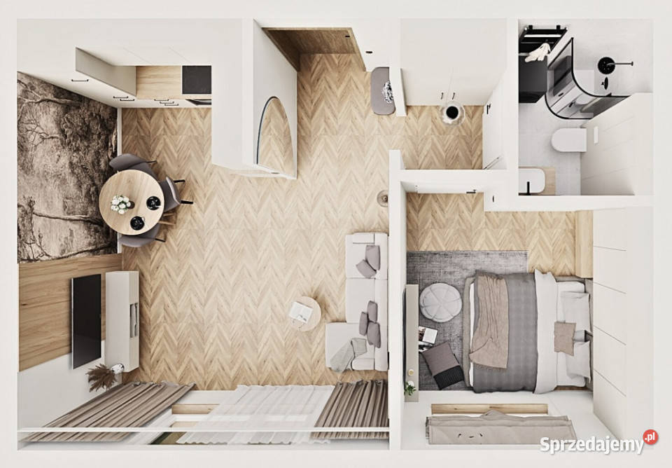 Piękne 2 pokojowe mieszkanie w CENTRUM sprzedam